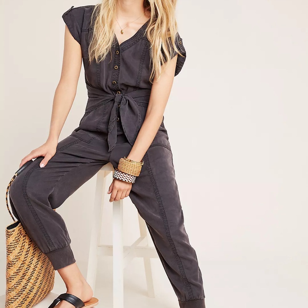 Anthropologie Huxley Utility Jogger Jumpsuit